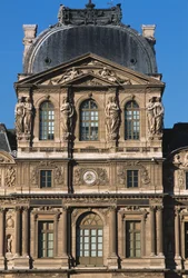 Het paviljoen Sully, Cour Carrée; Lescot vleugel